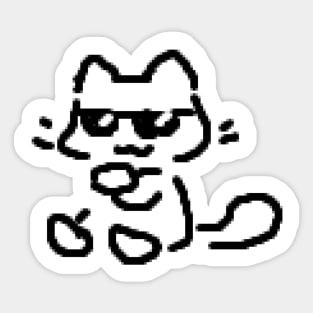 cool kitty Sticker